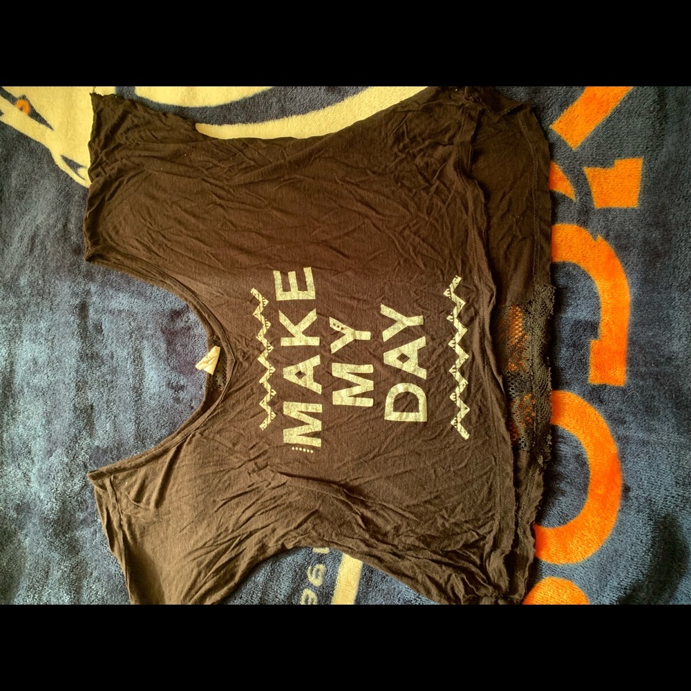 Light t shirt cute black